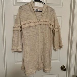 JACK BY BB DAKOTA Ayanna Frayed Trim Jacket